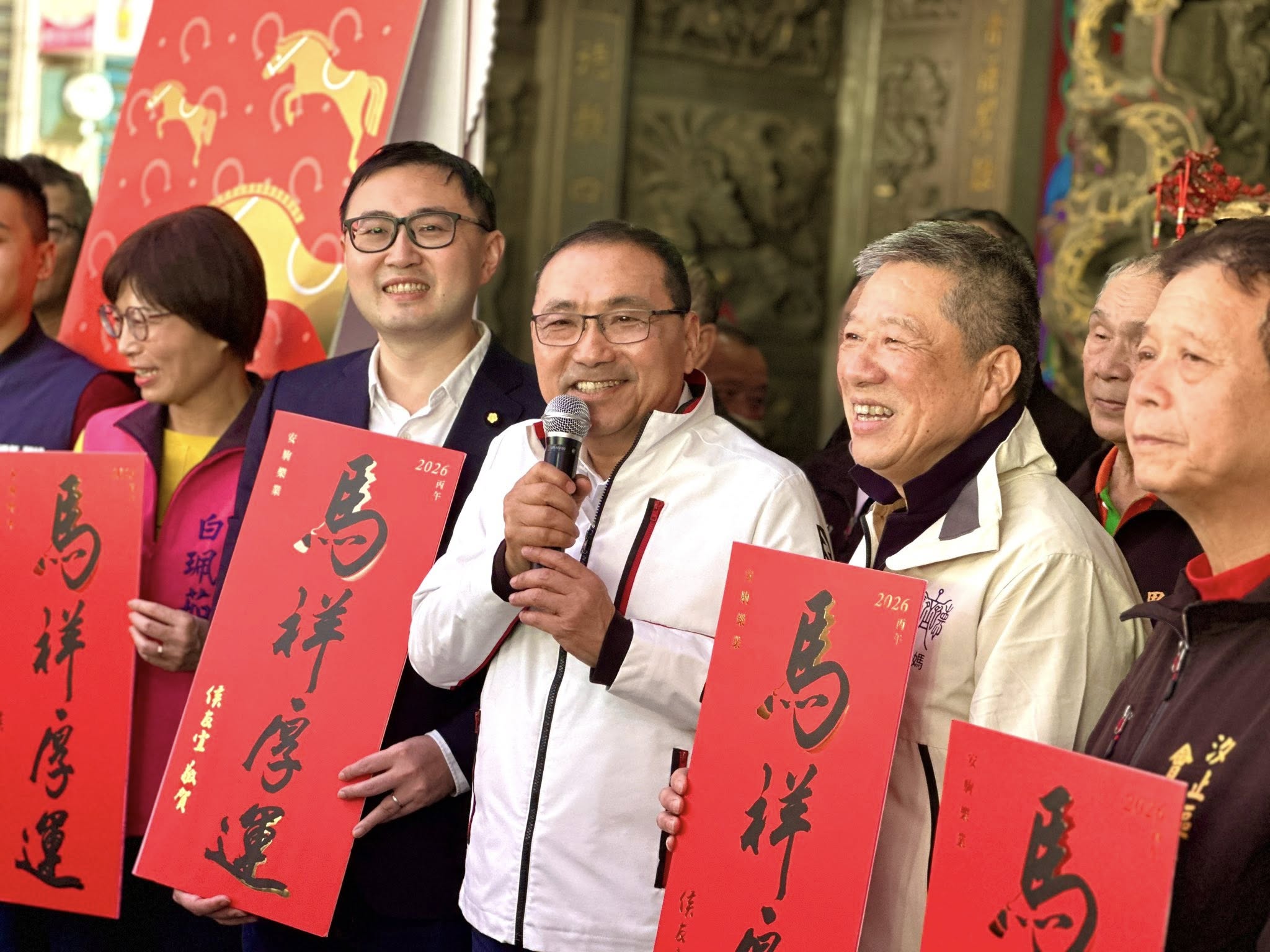 汐止濟德宮-廟宇公告最新消息-歡迎侯友宜市長蒞臨濟德宮參香拜年