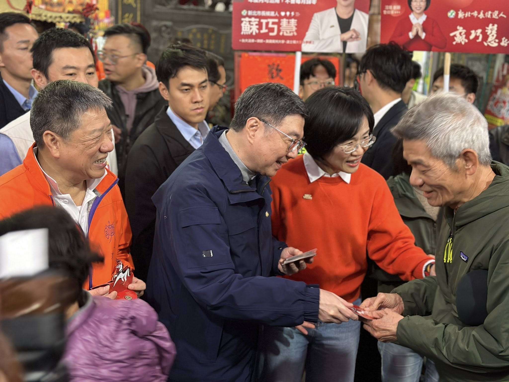 汐止濟德宮-廟宇公告最新消息-歡迎行政院長卓榮泰蒞臨濟德宮參香拜年