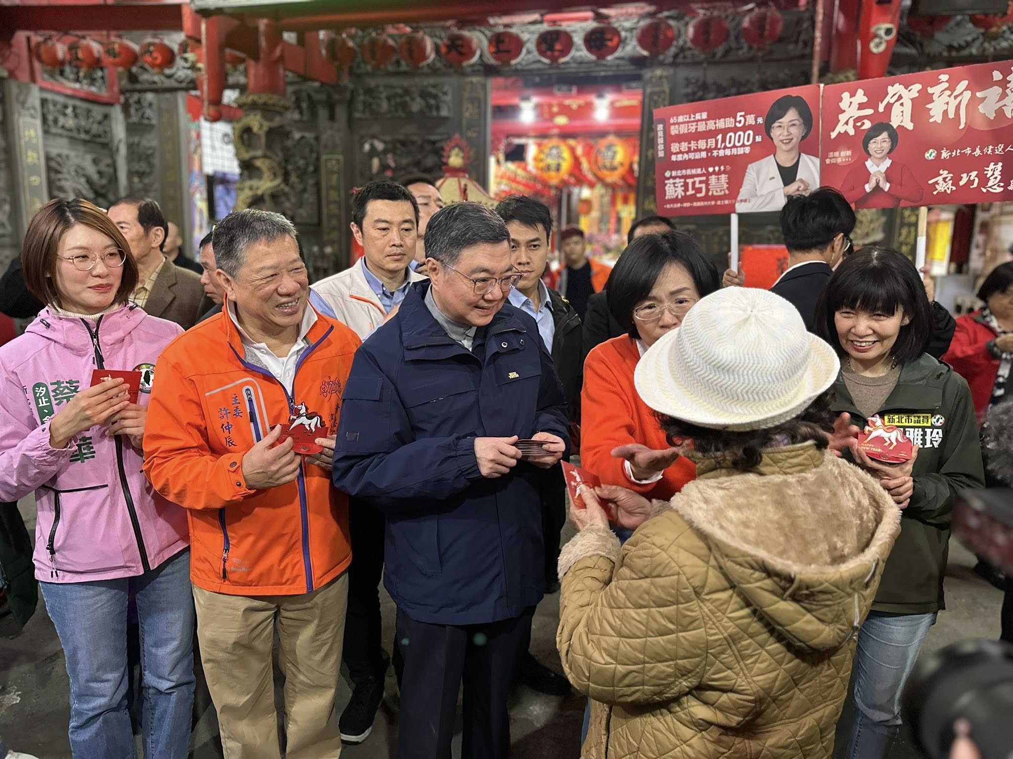 汐止濟德宮-廟宇公告最新消息-歡迎行政院長卓榮泰蒞臨濟德宮參香拜年