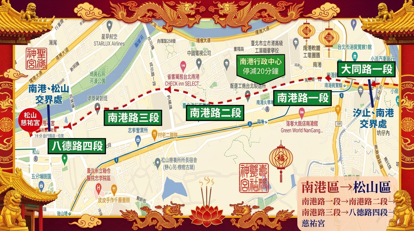 汐止濟德宮-廟宇公告最新消息-2026濟德宮百人行腳松山｜路線公開